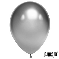 Хром 10""(23см) серебро (Chrome Metallic/ Silver) 50шт/уп